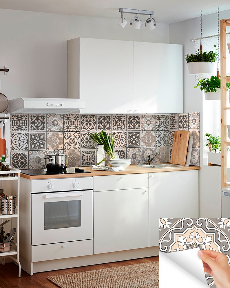 Carrelage stickers Ideas Bathroom Tile Sticker Set of 24 Tiles Etsy