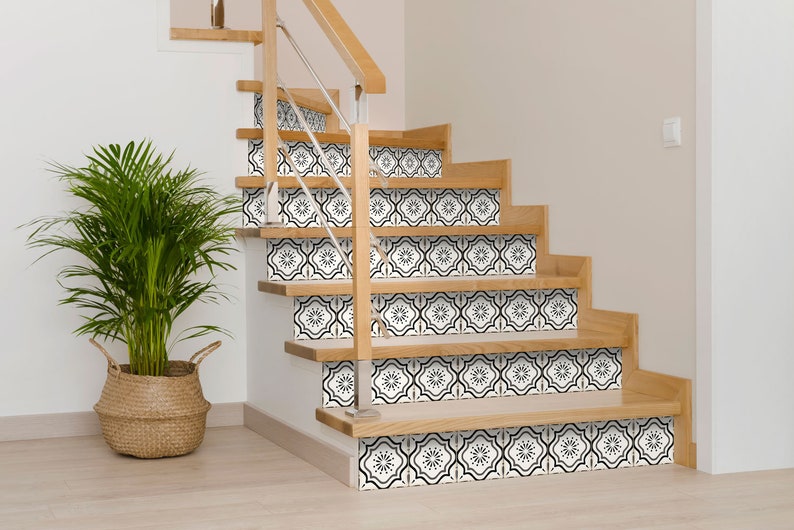 Alwayspon Adesivi Per Piastrelle In Vinile Autoadesivi – 12 Pezzi 20x20 Cm, Stacca E Attacca, Per Bagno, Cucina E Paraschizzi - 2