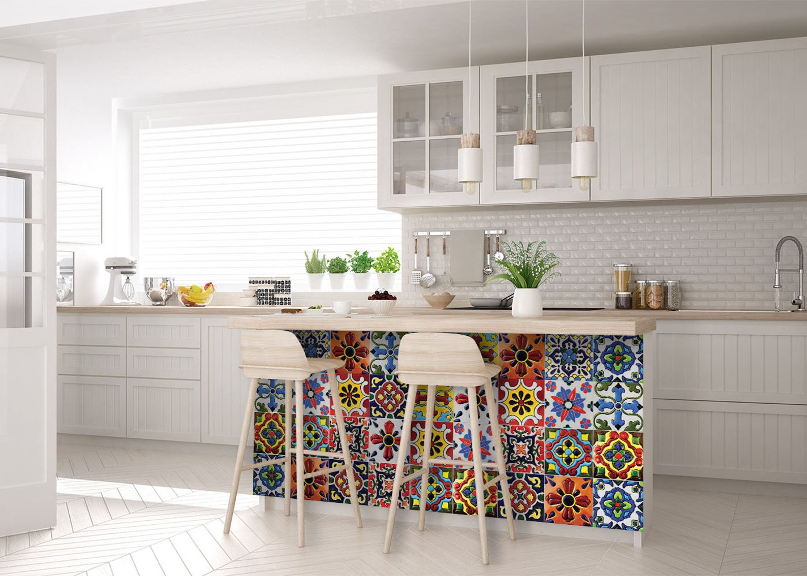 Kitchen Tile Sticker Set of 24 Decals Tiles for Bathroom Home Etsy