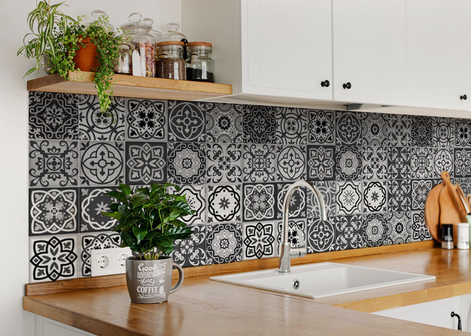 Back Splash Tile Sticker