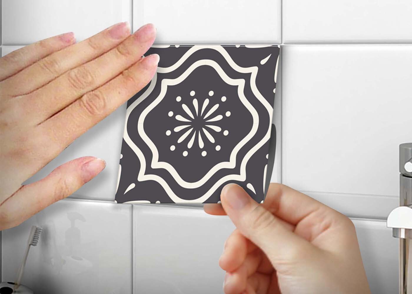 Bathroom Decor Tiles Decals Bathroom Stickers Mixed Tiles for Etsy