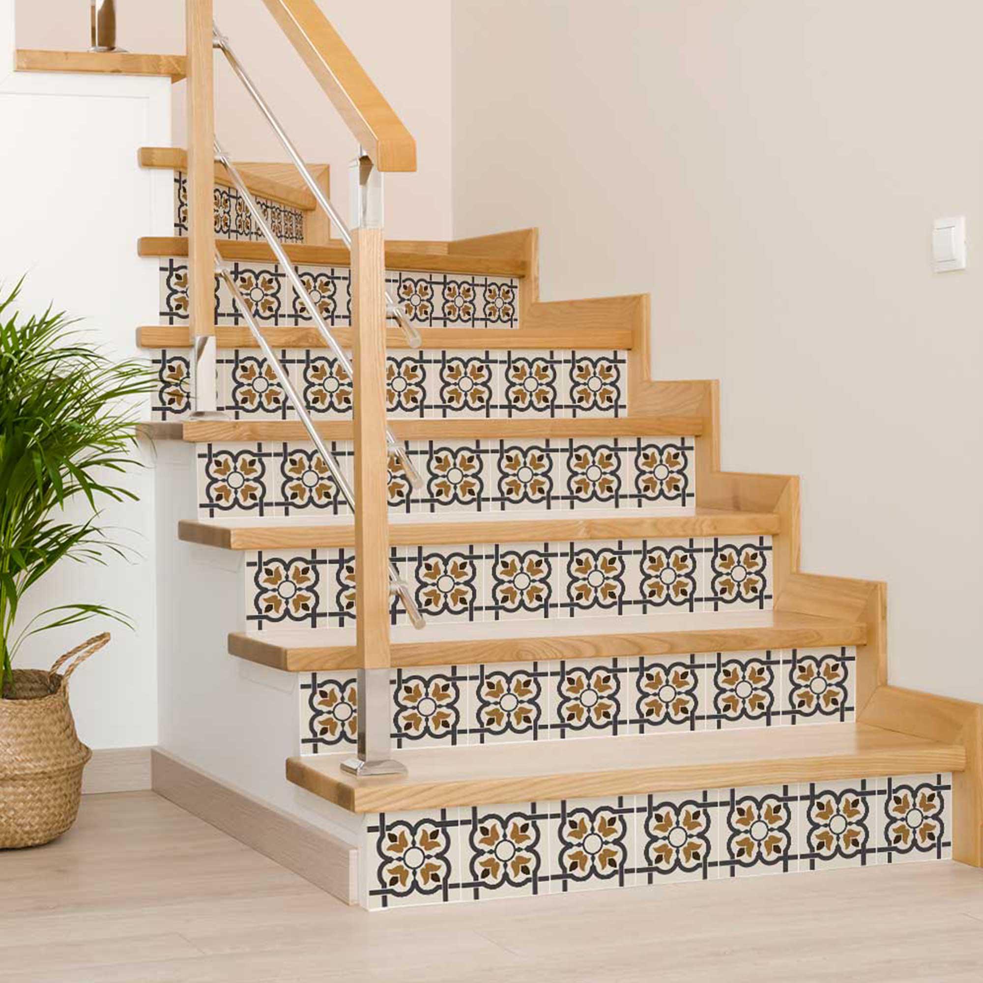 Tile Stickers Rectangle Tile Stickers 24 Tiles Decals Tiles Stickers Mixed Tiles for Walls ...
