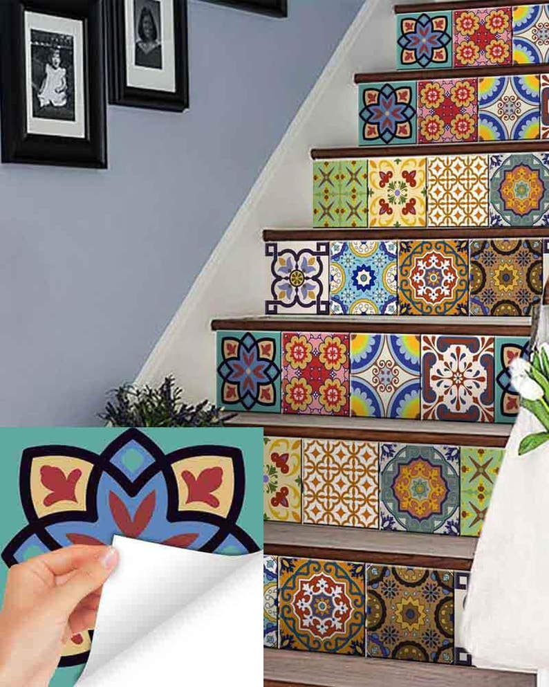 Set of 20 Tiles Decals Tiles Stickers Tiles for Walls Kitchen Etsy UK