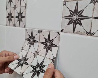 DIY Mi Alma tile stickers peel and stick floor tile peel and stick wallpaper