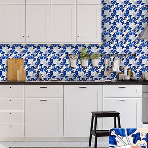 Spanish Set of 24 Tiles Decals Tiles Stickers Tiles for Walls Kitchen ...