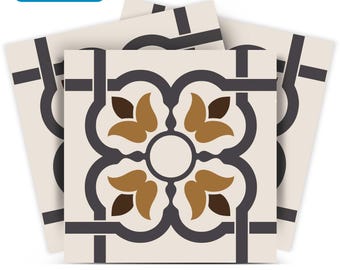 tile stickers 24 Tiles Decals Tiles Stickers mixed Tiles for walls Kitchen Bathroom PEEL AND STICK