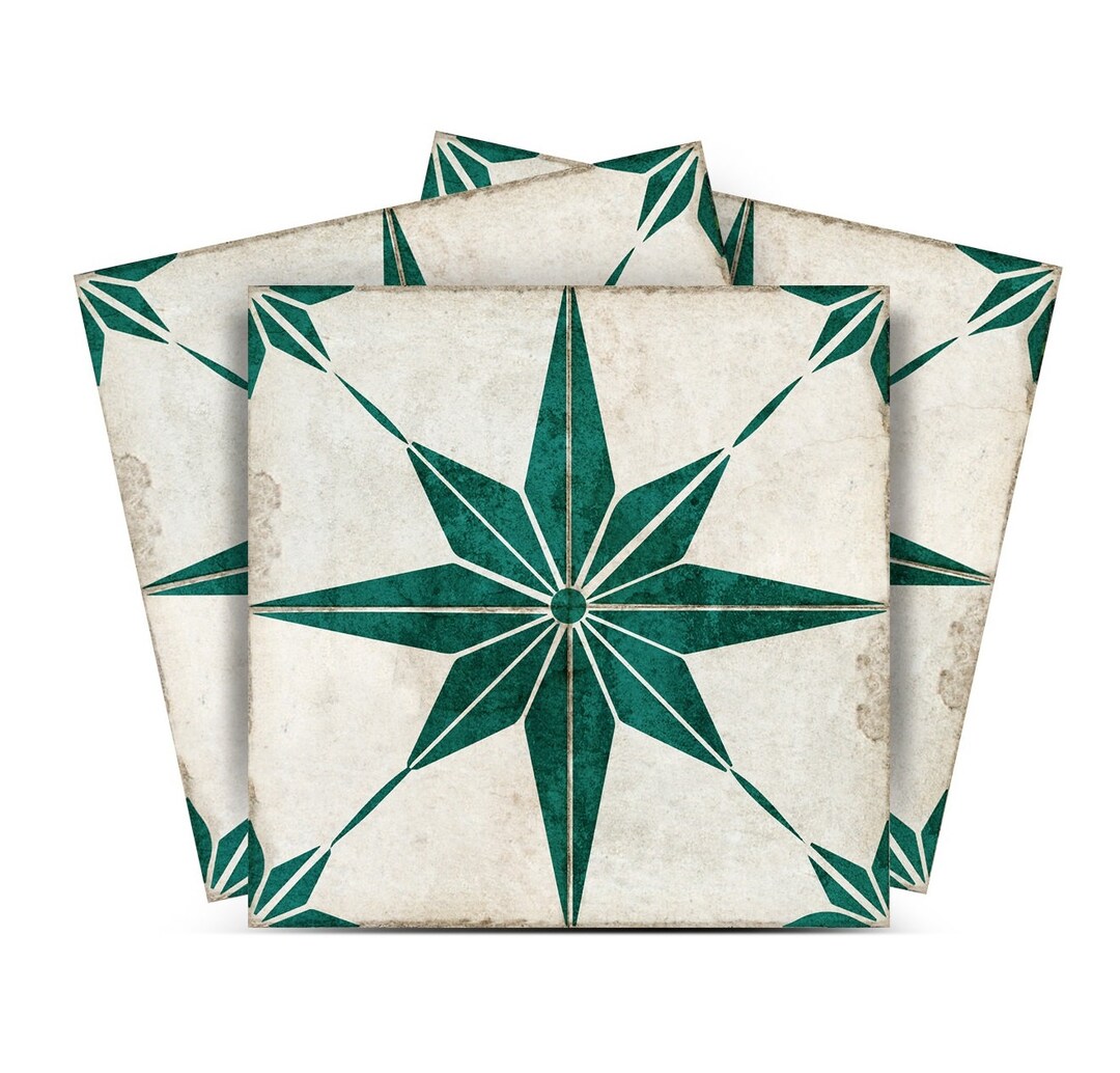 Peel and Stick Wallpaper Tile Stickers DIY Backsplash Decor Idea