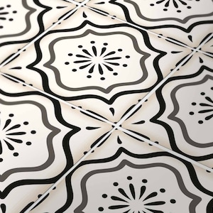 carrelage stickers Black & white tile decal 24/48 pcs  Tile  tile also for kitchen/ bathroom Decals stairs tile stickers B5