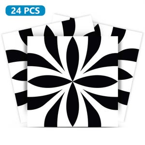 Set of 24 Tiles Decals Tiles Stickers mixed Tiles for walls Kitchen Bathroom fliesenaufkleber B27