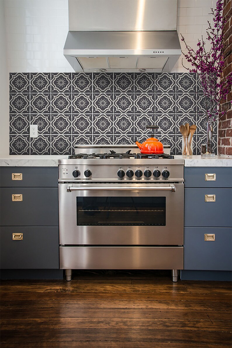 Peel and Stick Tiles Decals Bathroom Stickers Set Mixed Tiles Etsy