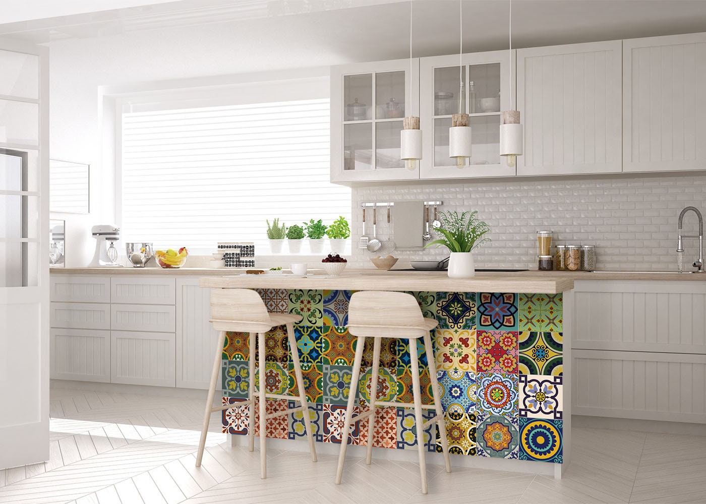 Tile Stickers 24 Tiles Decals Tiles Stickers Mixed Tiles for Etsy