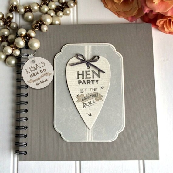 Hen Party Scrapbook Personalised Hen Do Keepsake Album Hen | Etsy