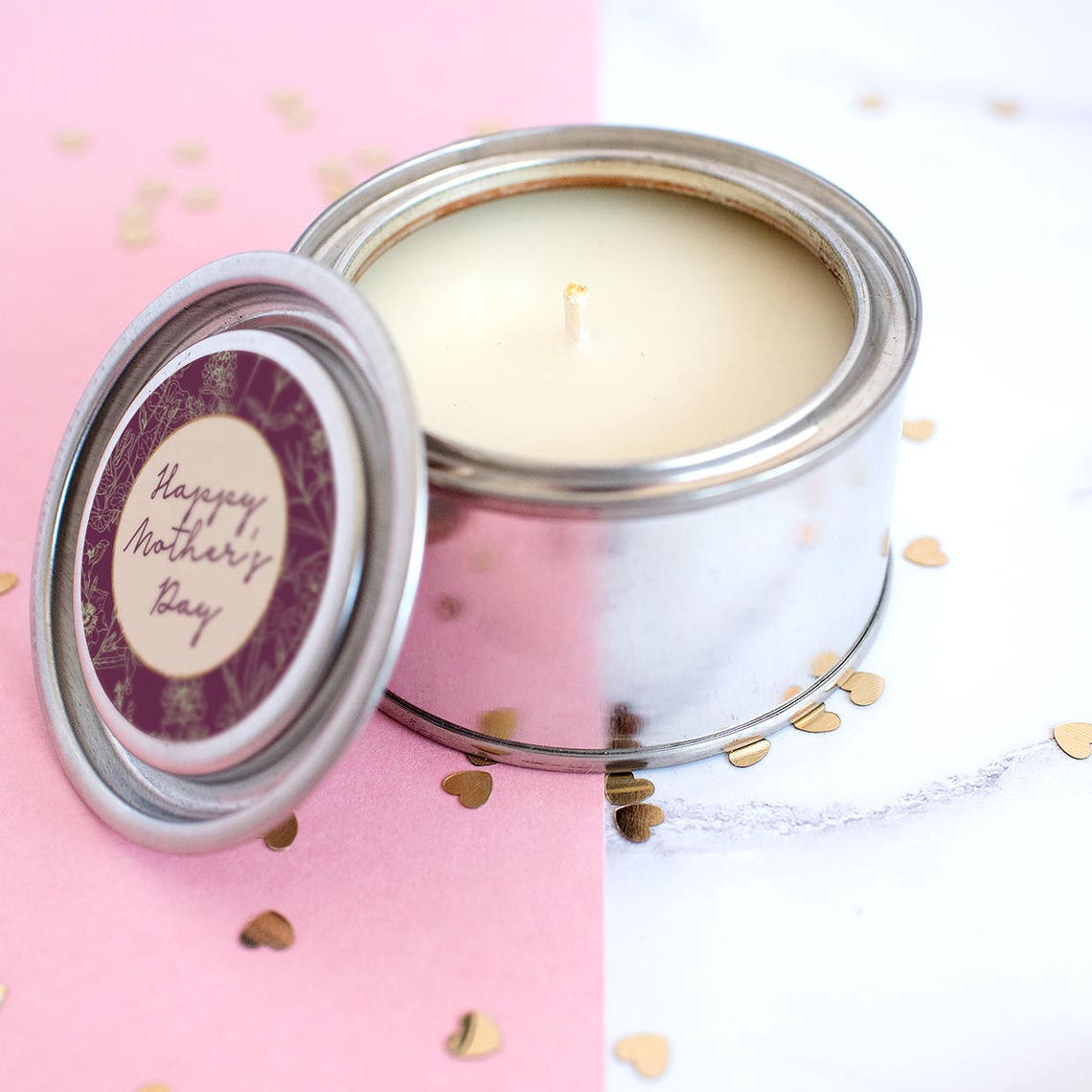 Personalised Mothers Day in a Box Candle Gift for Mum Etsy