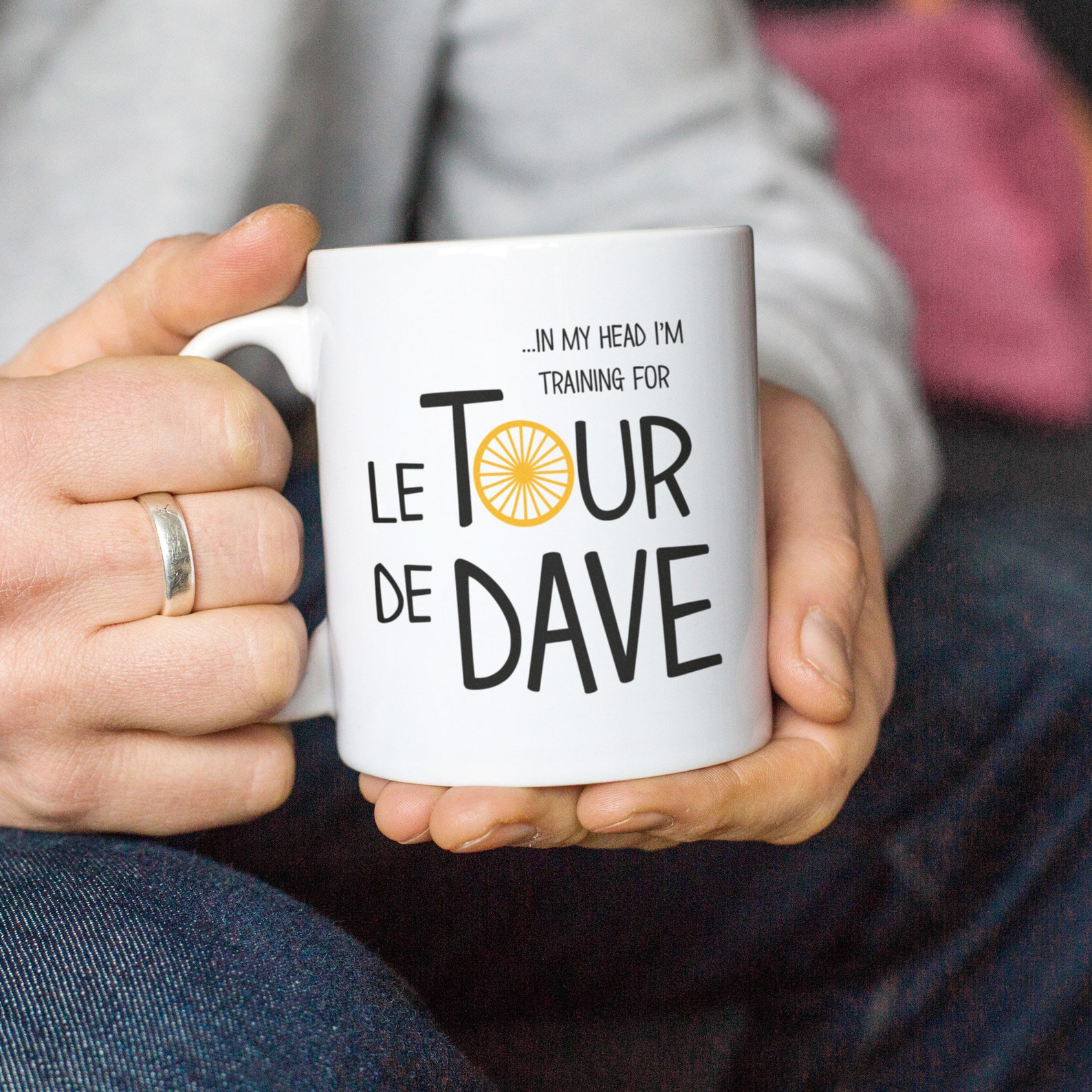 Personalised Cycling Mug Tour De France Mug Personalised Etsy UK