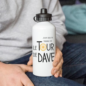 Personalised Cyclist Water Bottle, Gift for Him