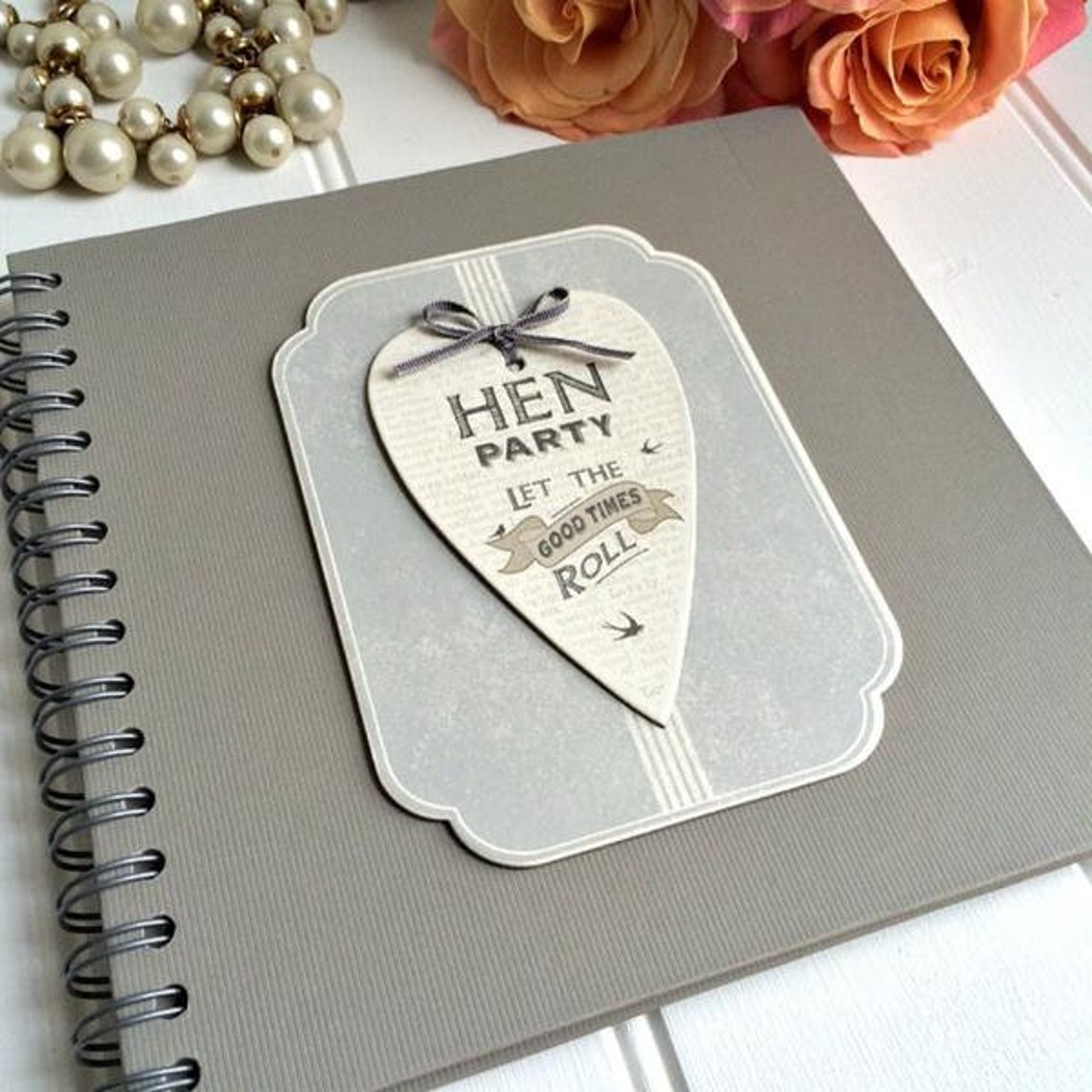 Hen Party Scrapbook Personalised Hen Do Keepsake Album | Etsy
