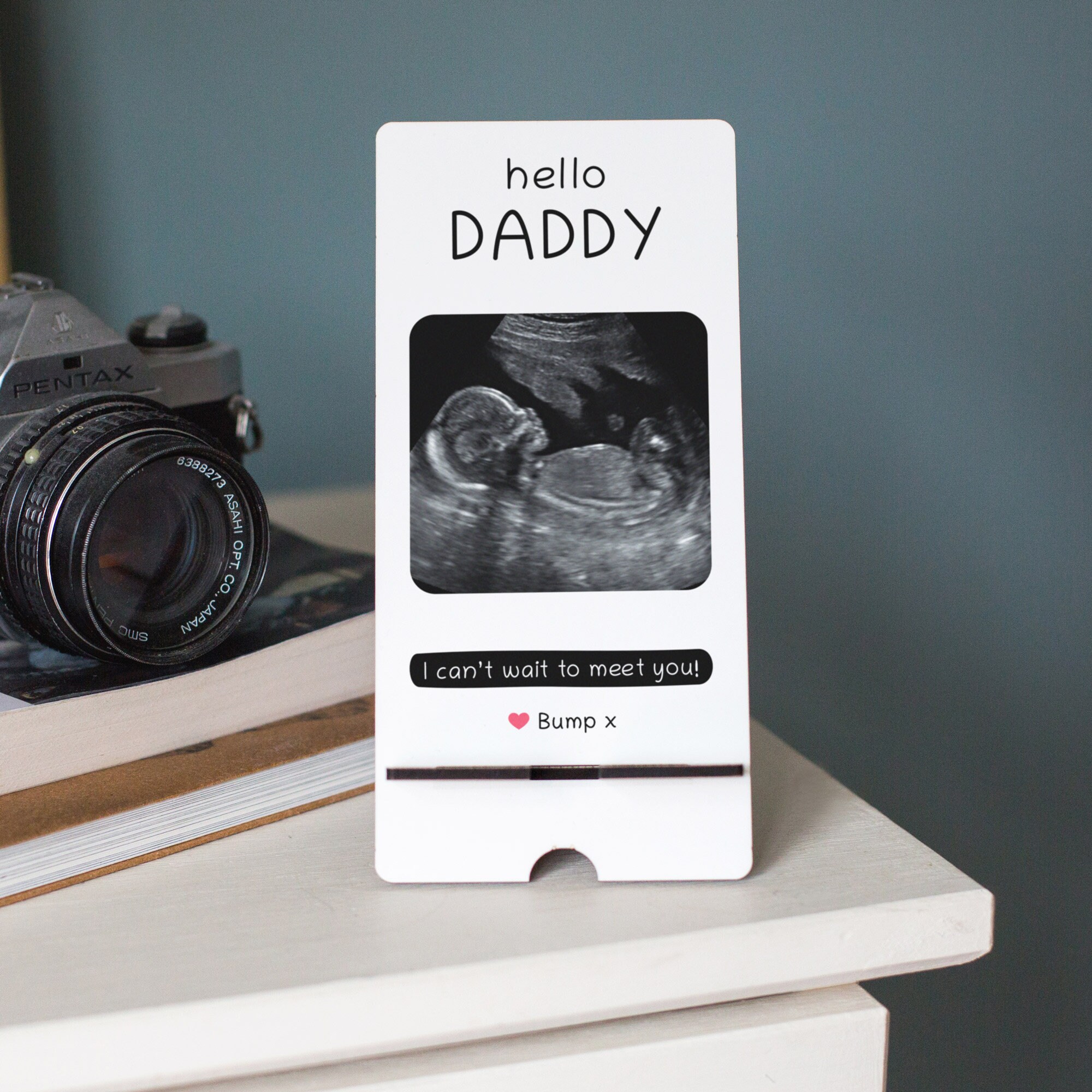 Baby Scan Phone Stand for Dad Personalised Gift for Daddy to Etsy UK