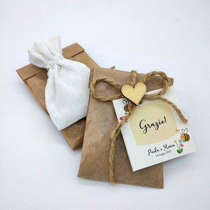 Bee-Friendly Flower Seed Party Favors with Confetti