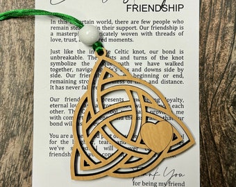 Friendship gift, sister gifts, Irish gift, Celtic Knot ornament, Sisterhood gift, gift for besties aunt cousins friends mom grandma coworker