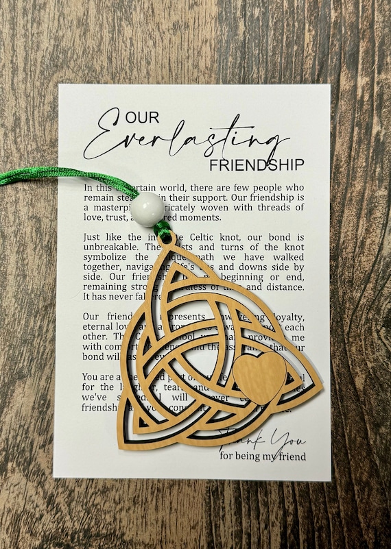 Heart with Celtic Triquetra Pendant Yellow Gold Bond French Rope Chain Necklace Heart with Celtic Triquetra Pendant Yellow Gold Bond French Rope Chain Necklace