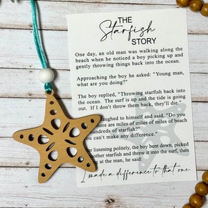 Starfish story, teacher gifts, Teacher appreciation gift, It matters to this one, preschool teacher gifts, daycare gifts, the starfish story