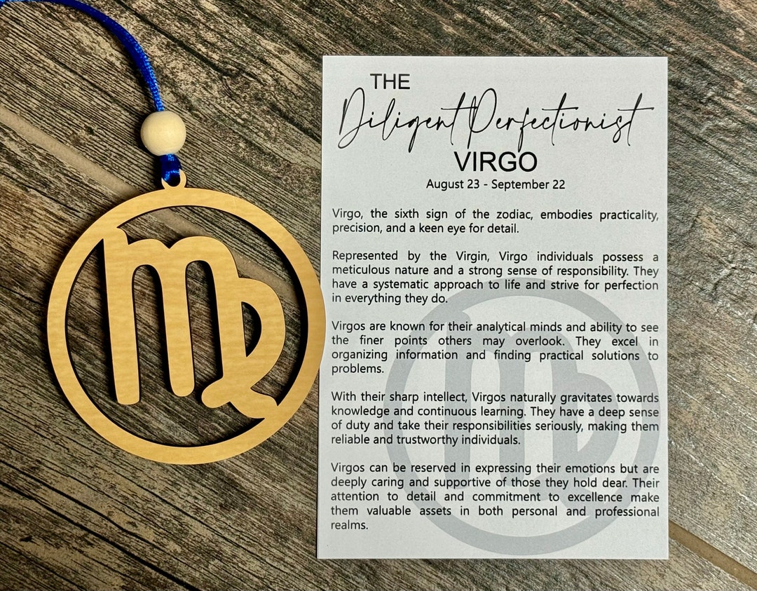 Virgo Ornament, Astrology Gifts, Astrological Gifts, Horoscope Gifts