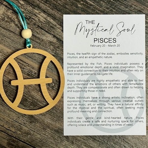 Pisces ornament, Astrology gifts, astrological gifts, horoscope gifts, zodiac sign, celestial star sign, constellation, gift for pisces