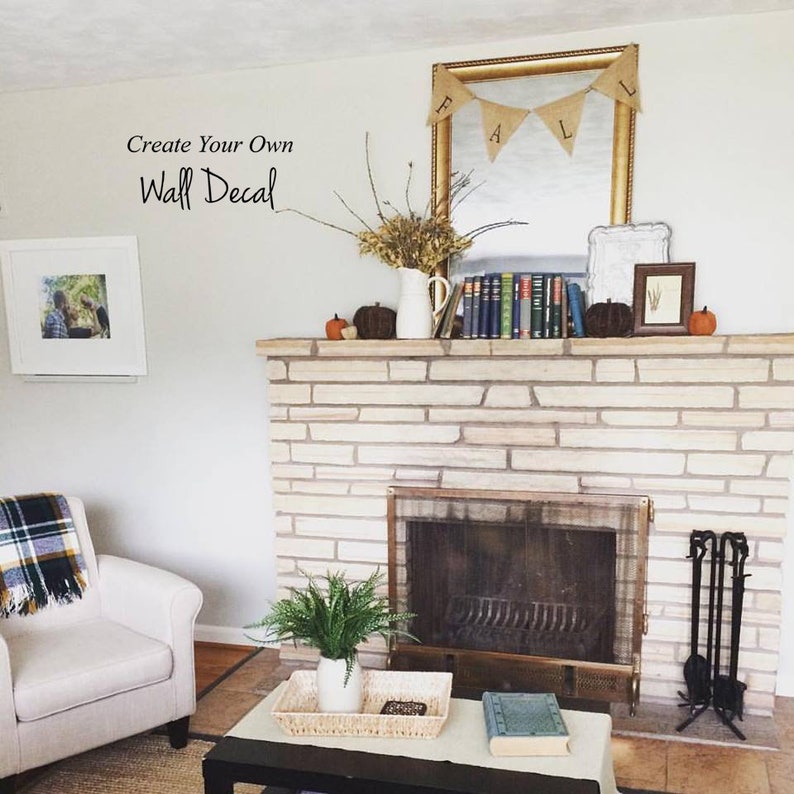 Create your own vinyl decal Custom quote wall art Choose Etsy