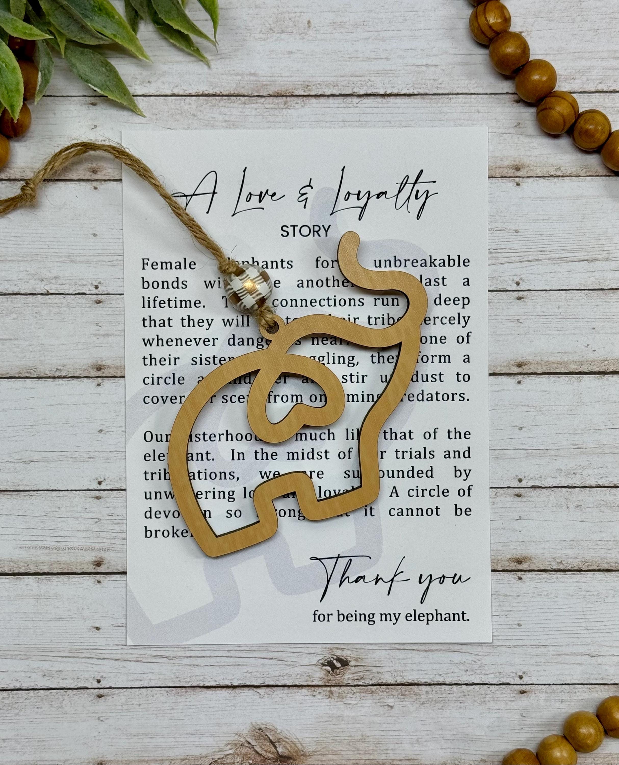 Sister gift • sisterhood elephant gift • sisterhood ornament • Sister ornament • sisterhood gifts • friendship gifts • elephant ornament