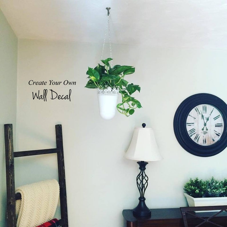 Create your own vinyl decal Custom quote wall art Choose Etsy