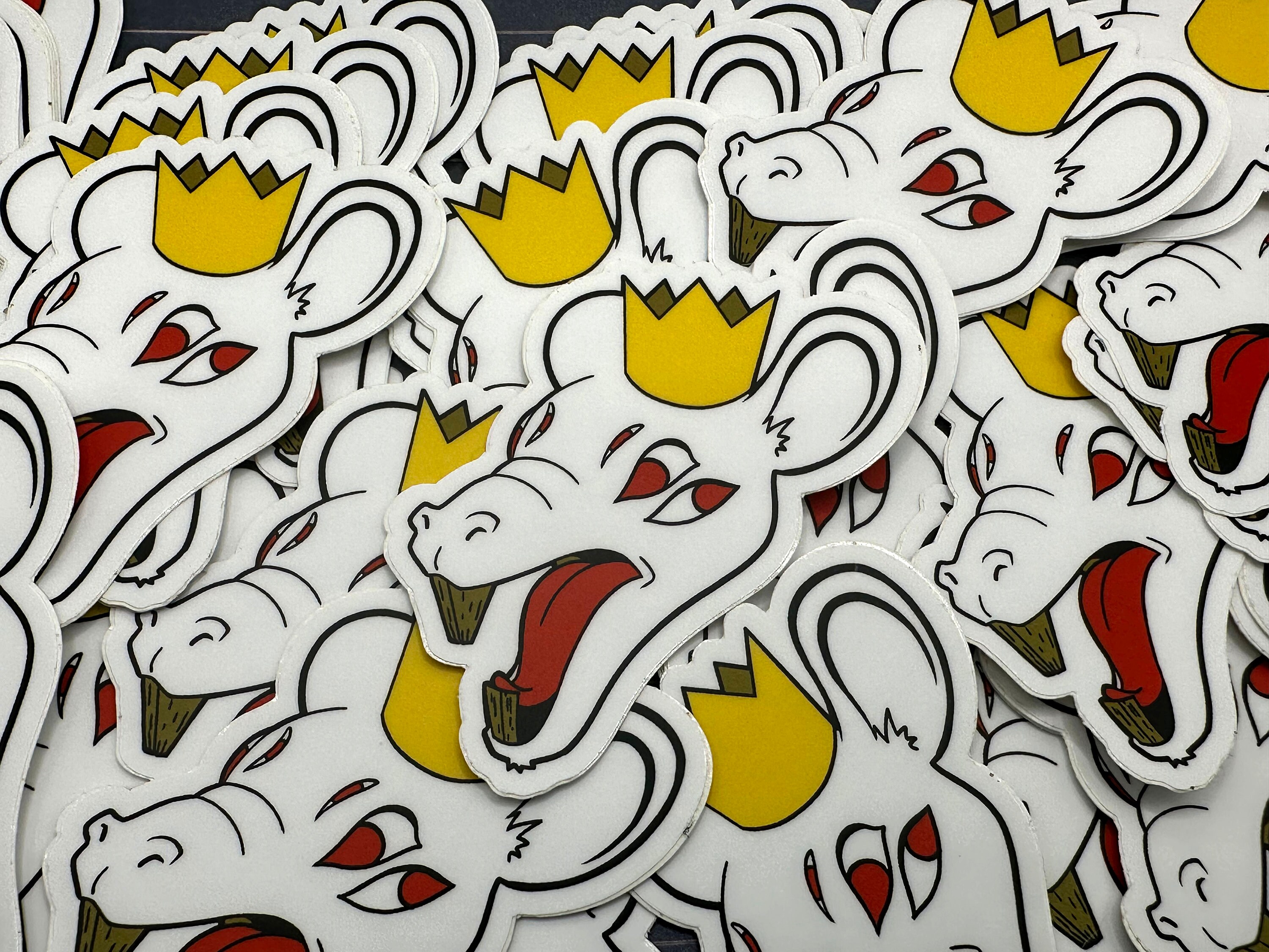 Rat king Sticker for Sale by B-d-t