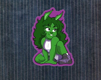 Adesivo coniglio She-Hulk