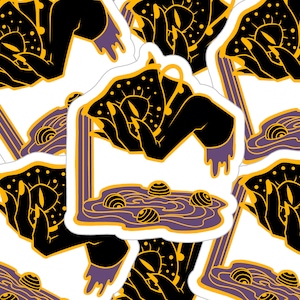 Augapfel Tee Sticker