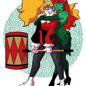 Harley Quin Poison Ivy Harlivy Print