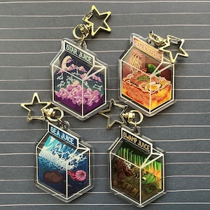 Juice Box 2,5 "Epoxidharz-Charms