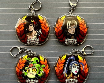 Hades 2.5" Epoxy Charms