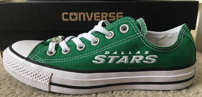 Dallas Stars Converse Chuck Taylor Sneakers NHL Custom