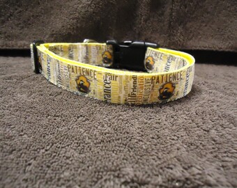hufflepuff cat collar