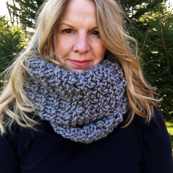 Pattern - Willow Cowl - Pdf Pattern Instant Download - Super Easy - Super Chunky