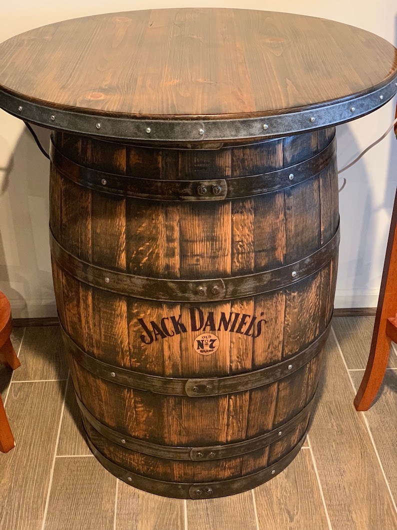 Table Top for Wine Barrel Reclaimed Rustic or Distressed Etsy