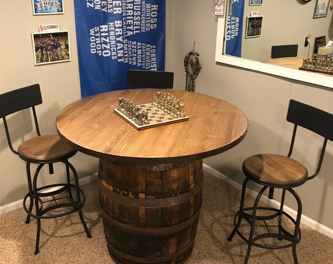 Table Top for Wine Barrel Reclaimed Rustic or Distressed Etsy