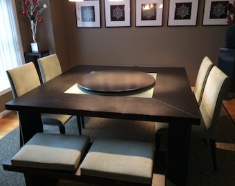 Lazy susan square table deals