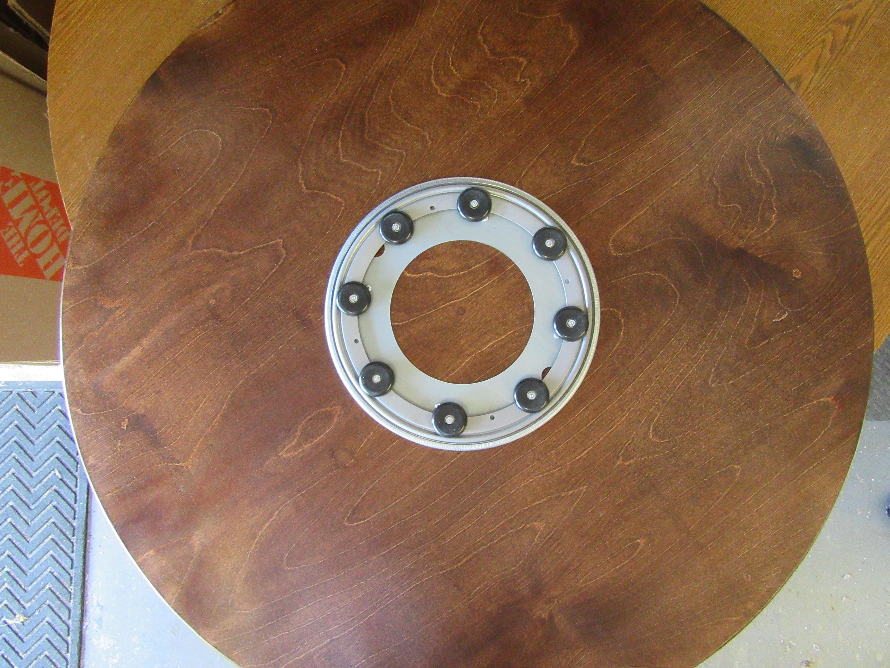 Heavy Duty Quiet Lazy Susan Bearing With Rubber Feet (Yes! We ship