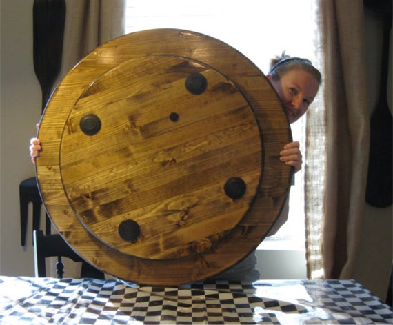 Large Wood Lazy Susan For Dining Table Sizes 18", 20", 22", 24", 26", 28", 30", 32", 34", 36", 38", 40", 44", 48", 50", 54", 58", and 60"