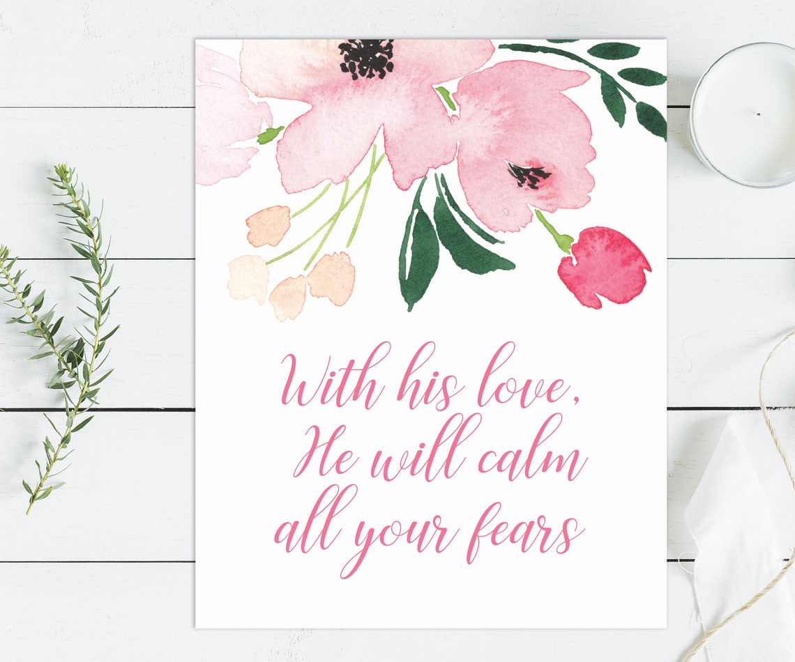 Printable Baby Girl Nursery Set/watercolor Floral Nursery Wall - Etsy