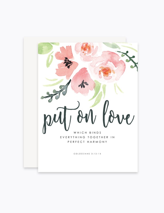 Printable Wedding Card Printable Anniversary Card Colossians Etsy