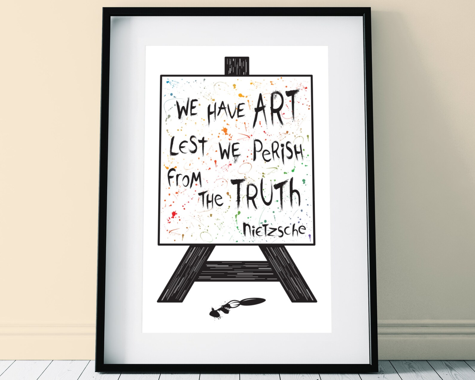 We Have Art... by Nietzsche Print Etsy