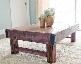 Rustic Coffee Table, Farmhouse Coffee Table, Rustic Industrial Coffee Table, Wood Coffee Table, Rustic Coffee Table, Coffee Table