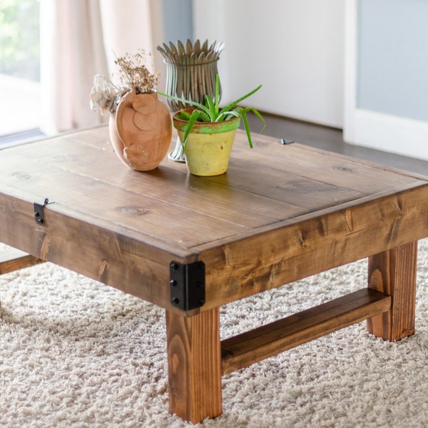Rustic Coffee Table - Etsy