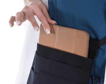 DeLuxe  Organizing 5 Pocket Tablet Pouch w Web Belt and Clip